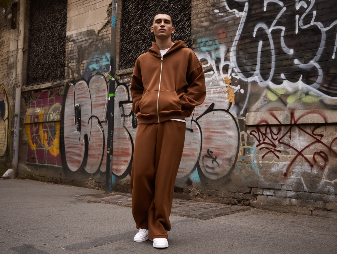 Oversized Wide-Leg Fleece Joggers – Ultra Soft & Premium Fit