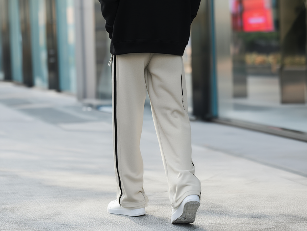 Premium Oversized Track Pants – Soft Fabric & Clean Aesthetic