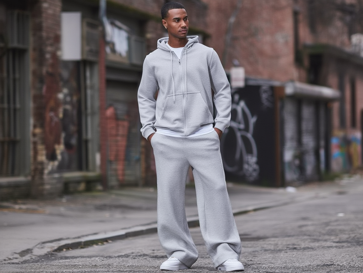 Oversized Wide-Leg Fleece Joggers – Ultra Soft & Premium Fit